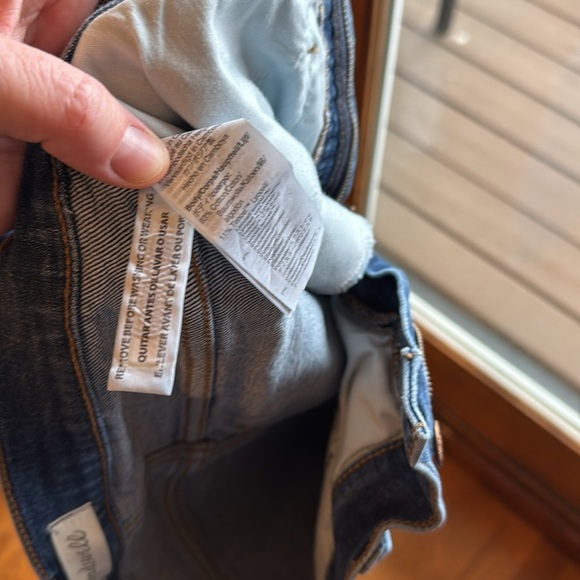 Madewell women’s 10” high-rise skinny jeans a size 27T - Picture 6 of 7